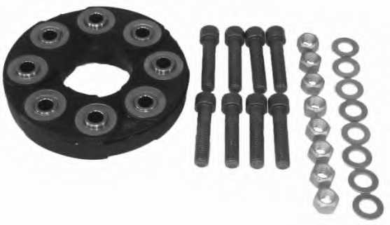 Снято муфта кардана с крепежом MERCEDES W124-W140 4.0-6.0 <b>LEMFORDER 1104501</b> - изображение
