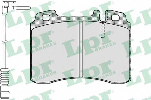 Колодки тормозные дисковые для MERCEDES (W124), COUPE(C124), E(A124,C124,S124,W124), KOMBI(S124) <b>LPR 05P1131A / 21153</b> - Колодки тормозные дисковые для MERCEDES (W124), COUPE(C124), E(A124,C124,S124,W124), KOMBI(S124) <b>LPR 05P1131A / 21153</b> - изображение