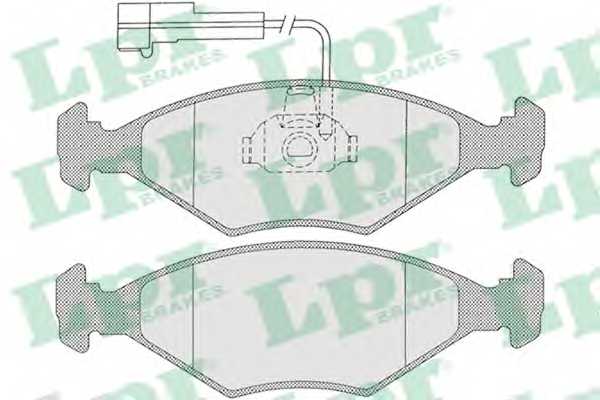 Колодки тормозные дисковые для FIAT PALIO(178DX) <b>LPR 05P1204 / 23218</b> - изображение