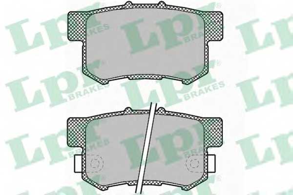 Колодки тормозные дисковые для HONDA CR-Z(ZF1), INSIGHT(ZE#), LEGEND(KA9,KB#) <b>LPR 05P1423 / 23652</b> - изображение