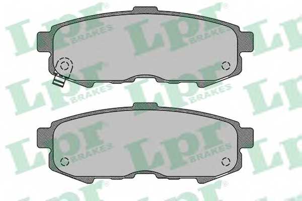 Колодки тормозные дисковые для MAZDA MPV(LW) <b>LPR 05P1503 / 24215</b> - изображение Колодки тормозные дисковые для MAZDA MPV(LW) <b>LPR 05P1503 / 24215</b> - изображение