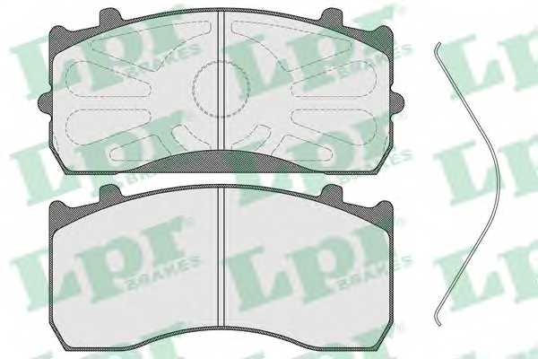 Колодки тормозные дисковые для MAN TGL / MERCEDES ACTROS, ATEGO <b>LPR 05P1683 / 29115</b> - изображение