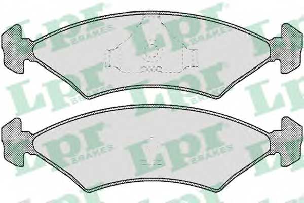 Колодки тормозные дисковые для FORD FIESTA(FBD,FVD,WFVT) <b>LPR 05P232 / 20857</b> - изображение