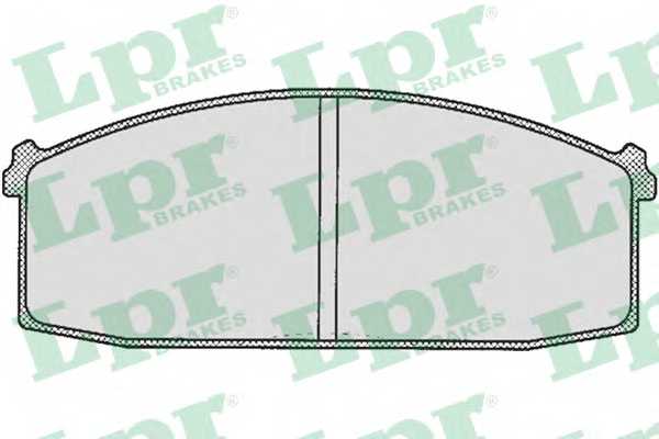 Колодки тормозные дисковые для NISSAN BLUEBIRD, CEDRIC, CHERRY, LAUREL, PRAIRIE, STANZA, SUNNY, VANETTE <b>LPR 05P252 / 20718< Колодки тормозные дисковые для NISSAN BLUEBIRD, CEDRIC, CHERRY, LAUREL, PRAIRIE, STANZA, SUNNY, VANETTE <b>LPR 05P252 / 20718</b> - изображение