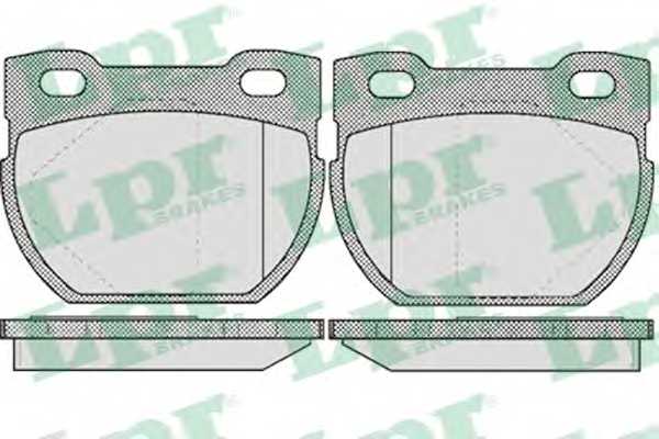 Колодки тормозные дисковые для LAND ROVER DEFENDER(LD,LD#) <b>LPR 05P611 / 23471</b> - изображение