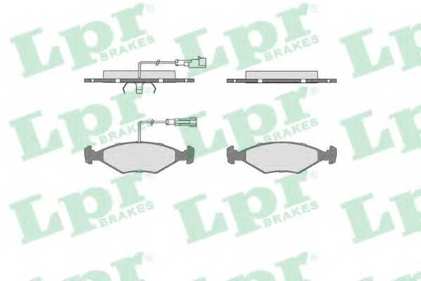 Колодки тормозные дисковые для FIAT PALIO(178BX,178DX), SIENA(178#) <b>LPR 05P680 / 23776</b> - изображение