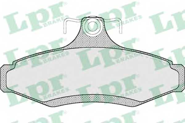 Колодки тормозные дисковые для CHEVROLET ASTRA, VECTRA, ZAFIRA / DAEWOO LACETTI, LEGANZA, NUBIRA / MITSUBISHI MAGNA, VERADA / SSANGYONG KORANDO <b>LPR 05P694 / 23237</b> - изображение