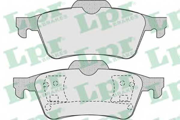 Колодки тормозные дисковые для FORD TOURNEO CONNECT, TRANSIT CONNECT(P65#,P70#,P80#) <b>LPR 05P907 / 23482</b> - изображение Колодки тормозные дисковые для FORD TOURNEO CONNECT, TRANSIT CONNECT(P65#,P70#,P80#) <b>LPR 05P907 / 23482</b> - изображение