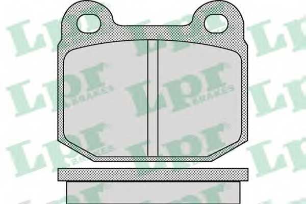 Колодки тормозные дисковые для NISSAN SKYLINE(R33) / OPEL SPEEDSTER / SUBARU IMPREZA(GD,GG) <b>LPR 05P947 / 20323</b> - изображение