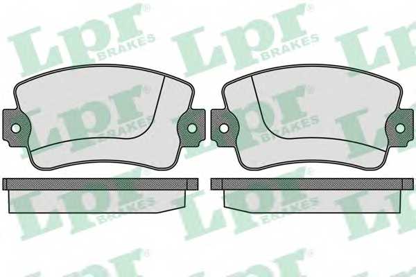 Колодки тормозные дисковые для RENAULT 20(127#), TRAFIC(P6, PXX, T1, T3, T4, T5, T6, T7, TXW, TXX) <b>LPR 05P731 / 20570</b> - изображение