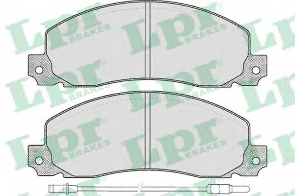 Колодки тормозные дисковые для OPEL ARENA(TB, TF, THB) / RENAULT 30(127#), TRAFIC(P6, PXX, T1, T3, T4, T5, T6, T7, TXW, TXX) <b>LPR 05P278 / 20926</b> - изображение
