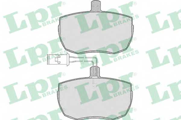 Колодки тормозные дисковые <b>LPR 05P433 / 21160</b> - изображение