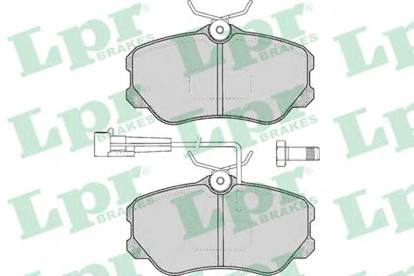 Колодки тормозные дисковые для FIAT CROMA(154) / LANCIA THEMA(834) <b>LPR 05P104 / 21182</b> - изображение Колодки тормозные дисковые для FIAT CROMA(154) / LANCIA THEMA(834) <b>LPR 05P104 / 21182</b> - изображение