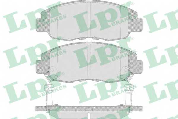 Колодки тормозные дисковые для HONDA CIVIC(ES) <b>LPR 05P641 / 5SP641</b> - изображение Колодки тормозные дисковые для HONDA CIVIC(ES) <b>LPR 05P641 / 5SP641</b> - изображение