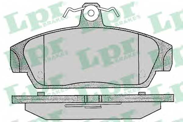 Колодки тормозные дисковые <b>LPR 05P069 / 21518</b> - изображение Колодки тормозные дисковые <b>LPR 05P069 / 21518</b> - изображение