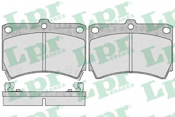Колодки тормозные дисковые для KIA AVELLA, RIO(DC,DC#) / MAZDA 121(DB), 323 F(BJ), 323 P(BA), 323(BG), DEMIO(DW), FAMILIA(BA,BG), FESTIVA, MX-3(EC) <b>LPR 05P366 / 21654</b> - изображение
