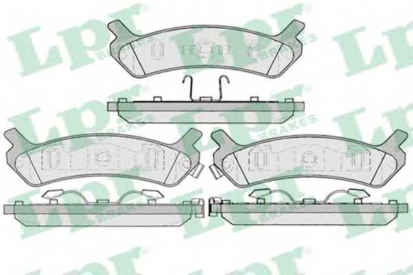 Колодки тормозные дисковые для HYUNDAI SONATA(Y-2,Y-3) <b>LPR 05P1039 / 21770</b> - изображение