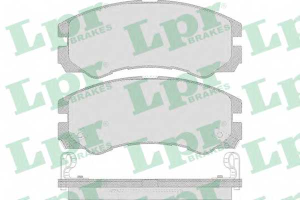 Колодки тормозные дисковые для ISUZU TROOPER / OPEL FRONTERA(6B#), MONTEREY <b>LPR 05P658 / 21847</b> - изображение