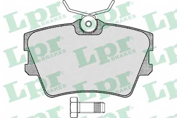 Колодки тормозные дисковые для VW TRANSPORTER(70XA, 70XB, 70XC, 70XD, 7DB, 7DK, 7DW) <b>LPR 05P616 / 21882</b> - изображение