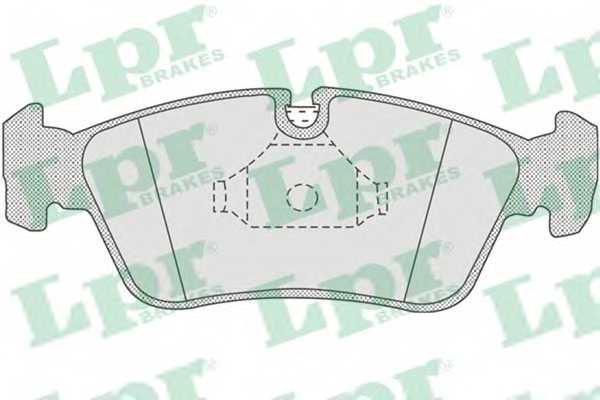 Колодки тормозные дисковые для BMW 3(E46) <b>LPR 05P757 / 21925</b> - изображение