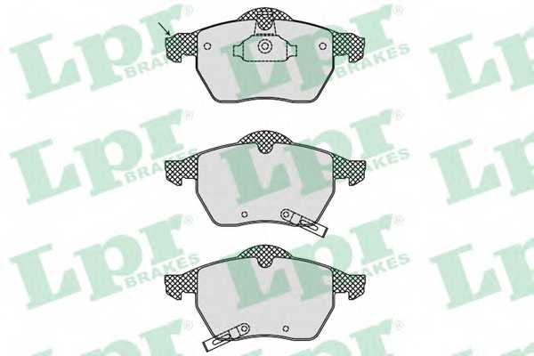 Колодки тормозные дисковые для OPEL ASTRA(F07#, F08#, F35#, F48#, F67), ZAFIRA(F75#) / SAAB 9-5(YS3E) <b>LPR 05P812 / 23115</b> - изображение