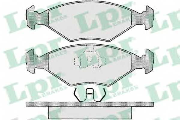 Колодки тормозные дисковые для FIAT PALIO(178BX,178DX), SIENA(178#) <b>LPR 05P679 / 23218</b> - изображение