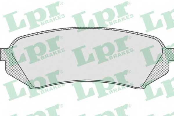 Колодки тормозные дисковые для LEXUS LX(UZJ100) / TOYOTA LAND CRUISER 100(FZJ1#,UZJ1#), LAND CRUISER 90(#J9#) <b>LPR 05P835 / 23539</b> - изображение