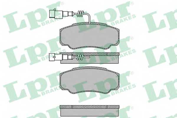 Колодки тормозные дисковые для NISSAN CABSTAR <b>LPR 05P1662 / 23921</b> - изображение