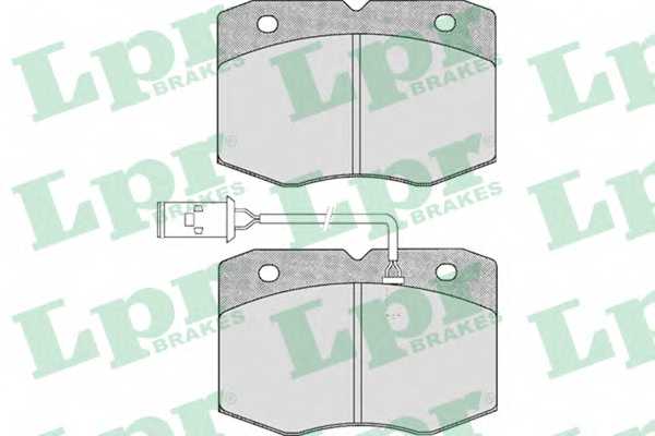 Колодки тормозные дисковые <b>LPR 05P388 / 29038</b> - изображение