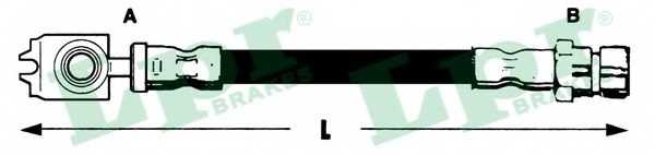 Шланг тормозной <b>LPR 6T48087</b> - изображение Шланг тормозной <b>LPR 6T48087</b> - изображение