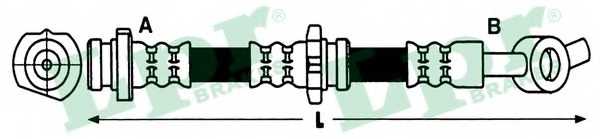 Шланг тормозной <b>LPR 6T48226</b> - изображение