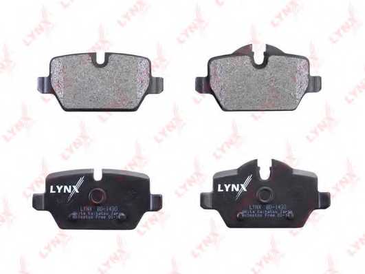 Колодки тормозные дисковые задний для BMW 1(E81,E87,F20), 3(E90,E92) <b>LYNXauto BD-1430</b> - изображение 1