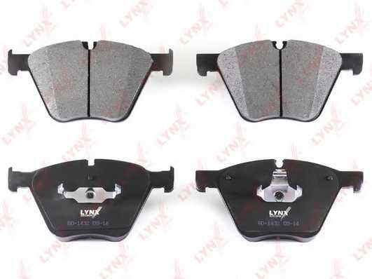 Колодки тормозные дисковые передний для BMW X5(E70), X6(E71,E72) <b>LYNXauto BD-1432</b> - изображение 1
