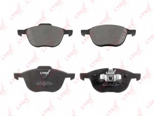 Колодки тормозные дисковые передний для FORD C-MAX(DM2), FOCUS(DA#), KUGA / MAZDA 3(BK,BL), 5(CR19,CW), PREMACY(CP) / VOLVO C30, C70, S40(MS), V50(MW) <b>LYNXauto BD-3001</b> - изображение 1