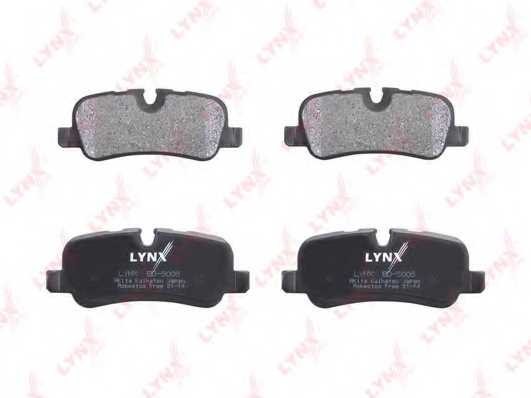 Колодки тормозные дисковые задний для LAND ROVER DISCOVERY(LA,LA#,TAA), RANGE ROVER(LM,LS) <b>LYNXauto BD-5009</b> - изображение 1