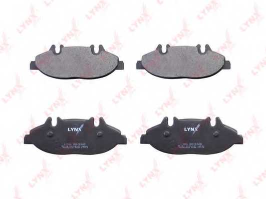 Колодки тормозные дисковые передний для MERCEDES VIANO(W639), VITO(W639) <b>LYNXauto BD-5348</b> - изображение 1