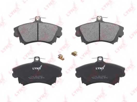Колодки тормозные дисковые передний для MITSUBISHI CARISMA(DA#), COLT CZC(RG), COLT(Z2#A,Z3#A) / VOLVO S40(VS), V40(VW) <b>LYNXauto BD-5522</b> - изображение 1