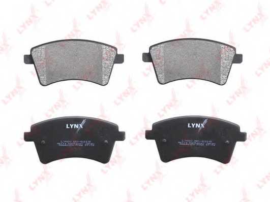 Колодки тормозные дисковые передний для MERCEDES CITAN Mixto(415), CITAN(415) / RENAULT KANGOO Express(FW0/1#), KANGOO(KW0/1#) <b>LYNXauto BD-6318</b> - изображение 1
