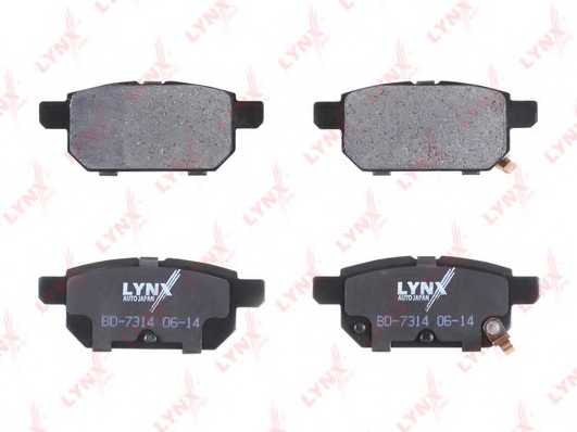 Колодки тормозные дисковые задний для SUZUKI SWIFT(FZ,NZ) <b>LYNXauto BD-7314</b> - изображение 1