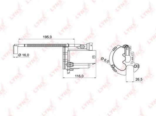 Фильтр топливный LYNXauto LF-992M - изображение