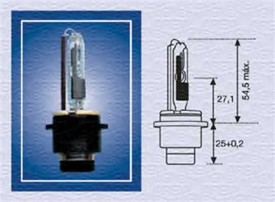 Лампа газоразрядная (ксеноновая) D2R MAGNETI MARELLI 002542100000 - изображение 1
