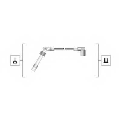 Комплект проводов зажигания MAGNETI MARELLI MSQ0035 / 941319170035 - изображение