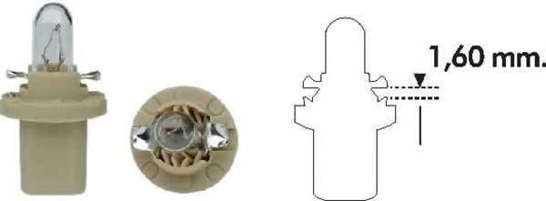 Лампа накаливания MAGNETI MARELLI PB5 1,5W 12 / 002052800000 - изображение Лампа накаливания MAGNETI MARELLI PB5 1,5W 12 / 002052800000 - изображение