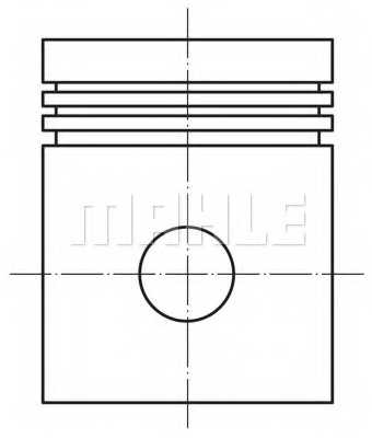 Поршень MAHLE ORIGINAL 012 12 00 - изображение Поршень MAHLE ORIGINAL 012 12 00 - изображение