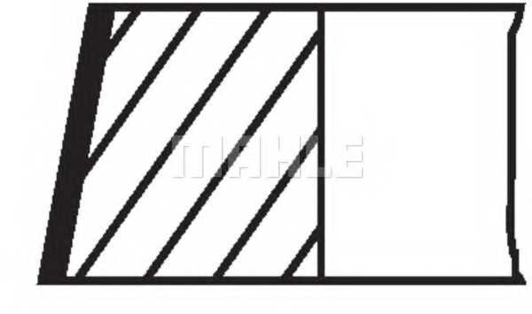 Комплект поршневых колец MAHLE ORIGINAL 013 58 N1 - изображение 1