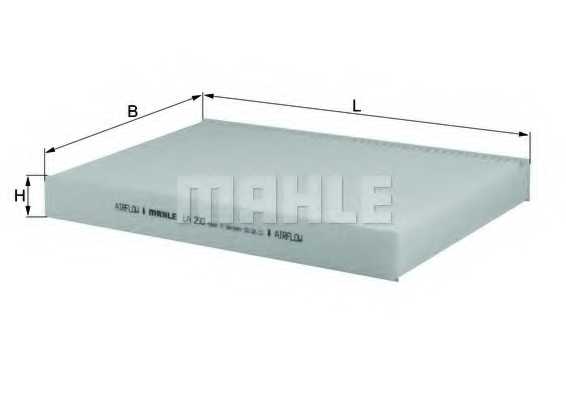 Фильтр салонный MAHLE ORIGINAL 70320929 / LA 290 - изображение