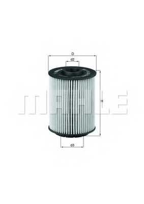 MAHLE OX356D - фильтр масляный - изображение