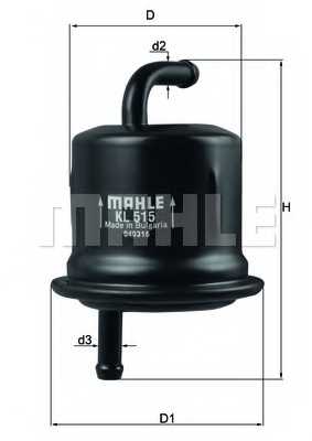 Фильтр топливный MAHLE ORIGINAL 70350422 / KL 515 - изображение Фильтр топливный MAHLE ORIGINAL 70350422 / KL 515 - изображение