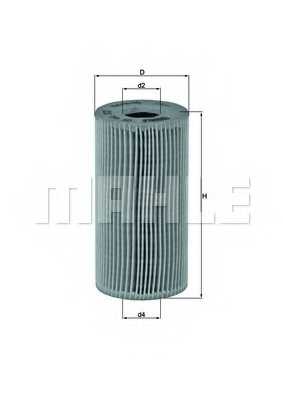 MAHLE OX441D - фильтр масляный - изображение