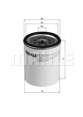 Фильтр топливный MAHLE ORIGINAL 70385371 / KC 384D - изображение